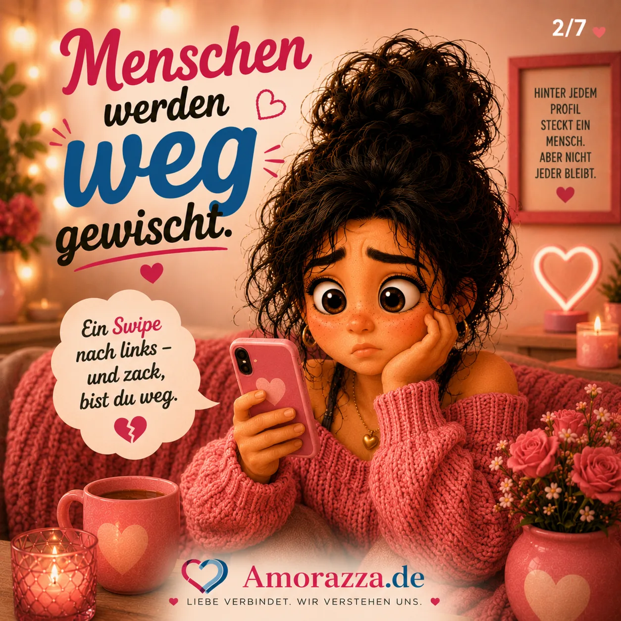 Menschen werden weggewischt